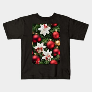 Christmas Seamless Pattern, Christmas Decorations #25 Kids T-Shirt